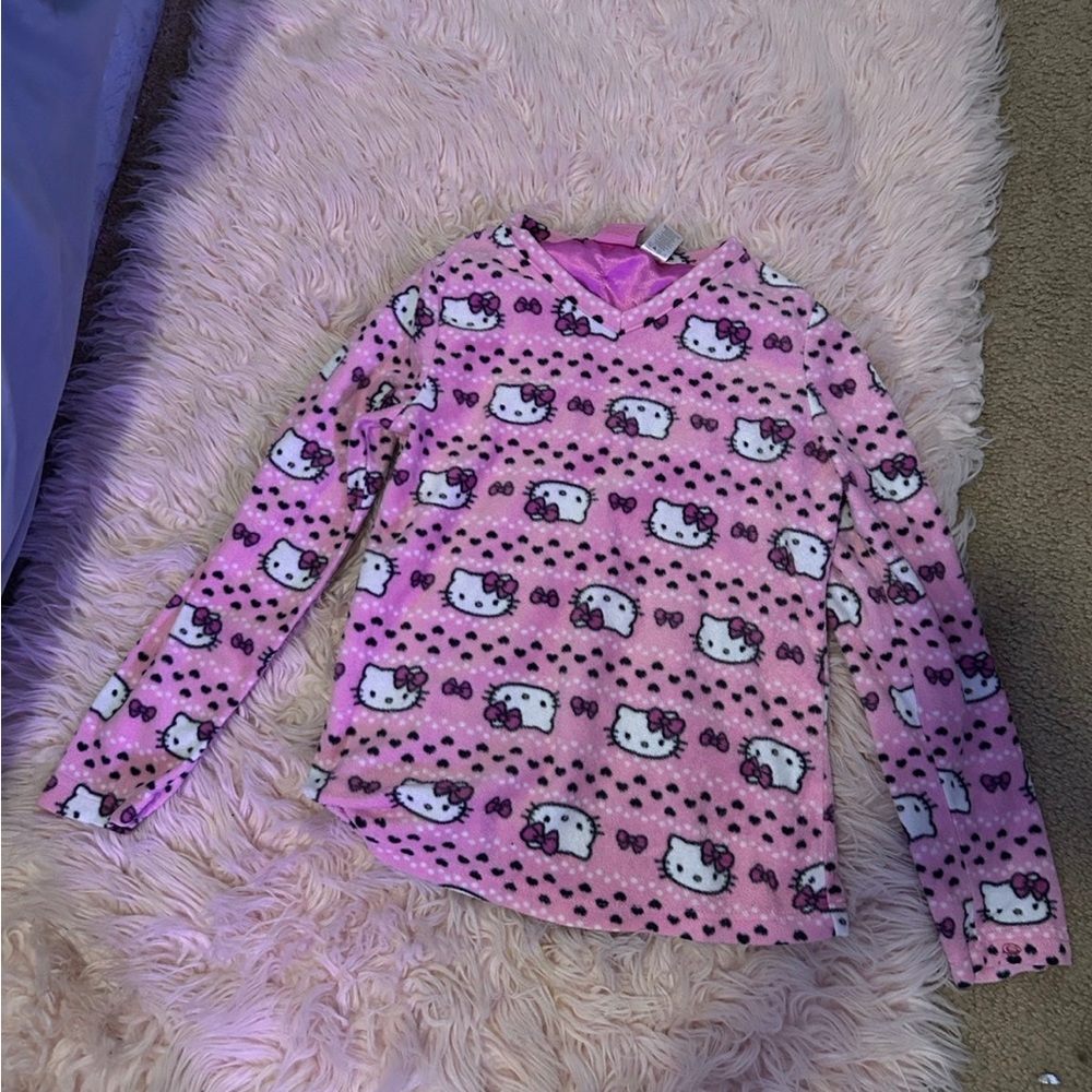 hello kitty kids pj top